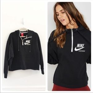 Nike ARCHIVE crop zip hoodie